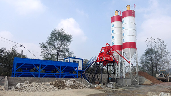 建設(shè)小型混凝土攪拌站需要多少面積(圖1) 小型混凝土攪拌站